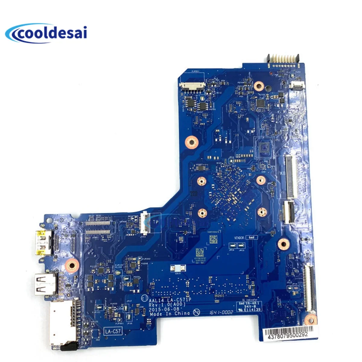 Laptop motherboard For DELL Inspiron 5452 5552 Pentium N3050 N3700 CPU Mainboard CN-0F77J1 0F77J1 LA-C571P tested ok