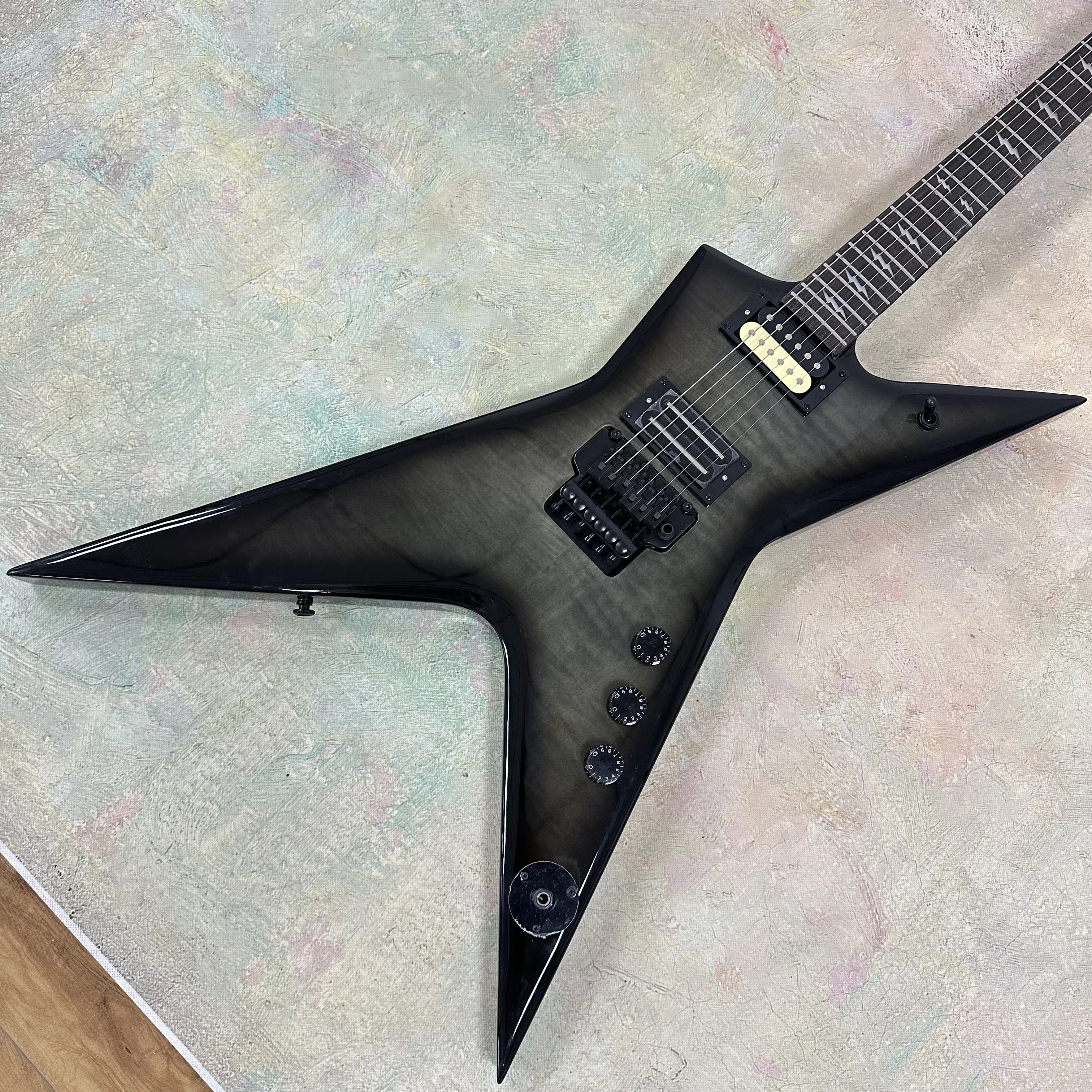 

НОВАЯ электрогитара Washburn Dimebag Darrell Signature Model с черной фурнитурой, подарок в стиле электрогитары, бесплатная доставка