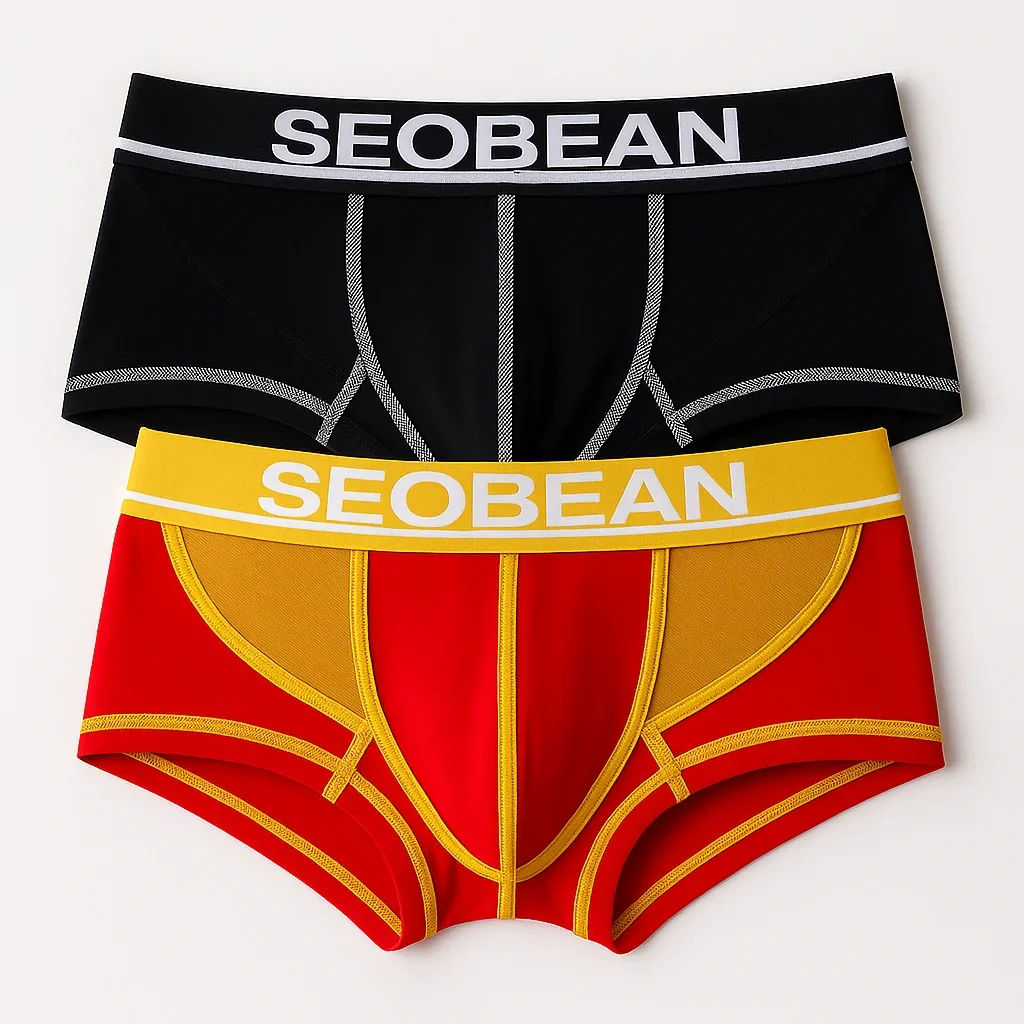 

Men's Underwear Boxer Briefs 2 Pack Soft Comfortable Cotton Underwear with Low-Rise U Pouch Comfort Flex Waistband