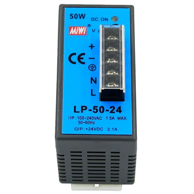 

100-240V input small size LP-50-12 50W 12V 4.2A Mini size Din Rail Single Output Switching power supply