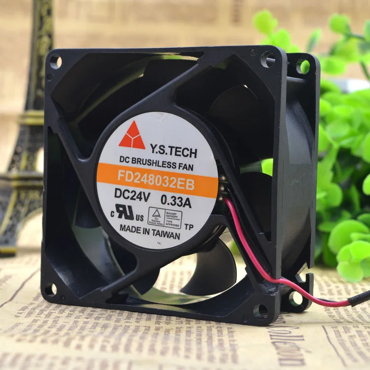 

FD248032EB 8032 24V 0.33A COOLING FAN SERVER FAN