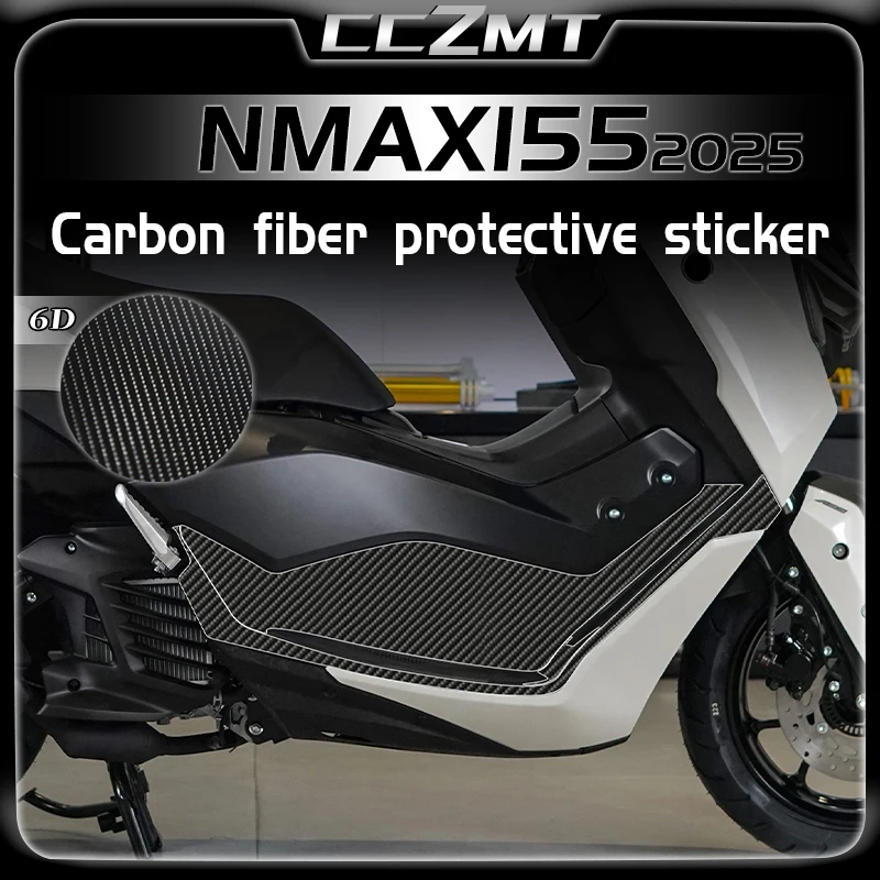 

For Yamaha NMAX 155 NMAX155 nmax155 2025 6D carbon fiber protective sticker fuel tank sticker modified parts film accessories
