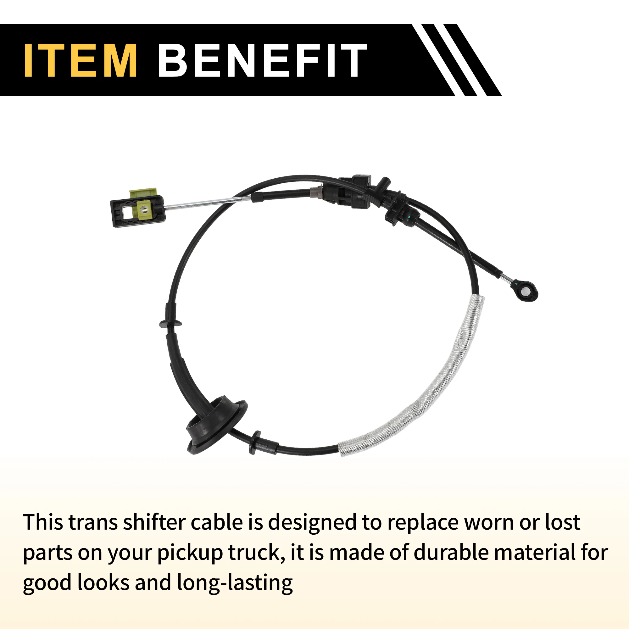 UXCELL Cable de palanca de cambios de transmisión automática para Ford F-150 00-03 para Lincoln Navigator