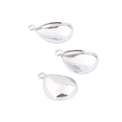 20pcs Stainless Steel Fit 10x14mm Teardrop 12mm Heart Pointback Stone Cabochon Base Setting Trays Diy Bezel Pendant Blanks