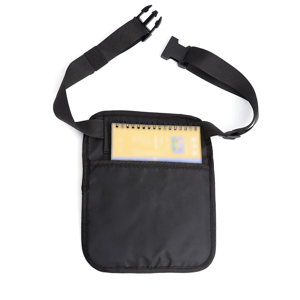 1pc Restaurant For Waiter Waist Money Pouch Bag With Five Pockets Adjustable Multi-Pocket Serving Apron Spare Parts