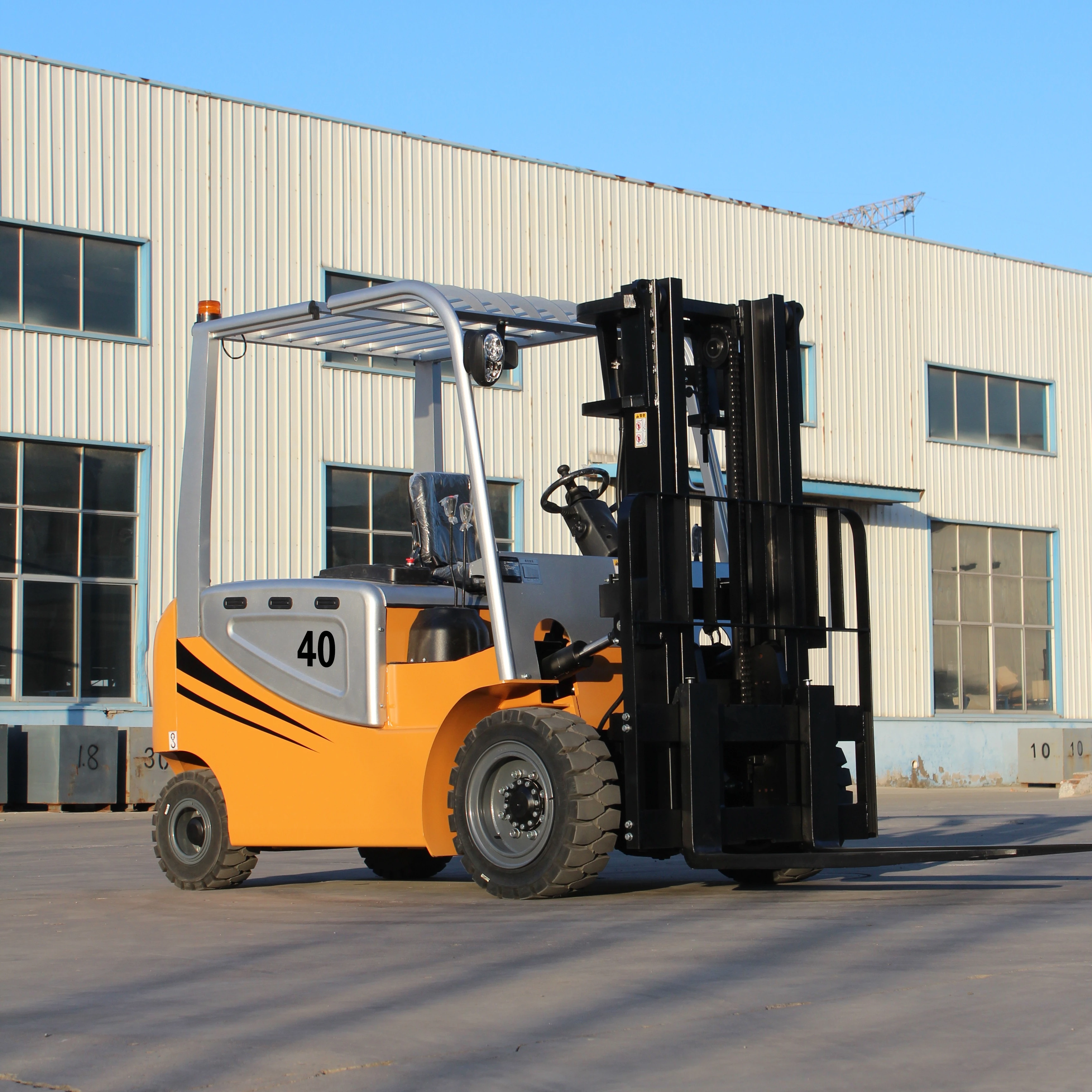 4t Electric Forklift Use Factory Workshop 3M Lift Height Electric Forklift Material Equipment Electric Forklift 3 Ton