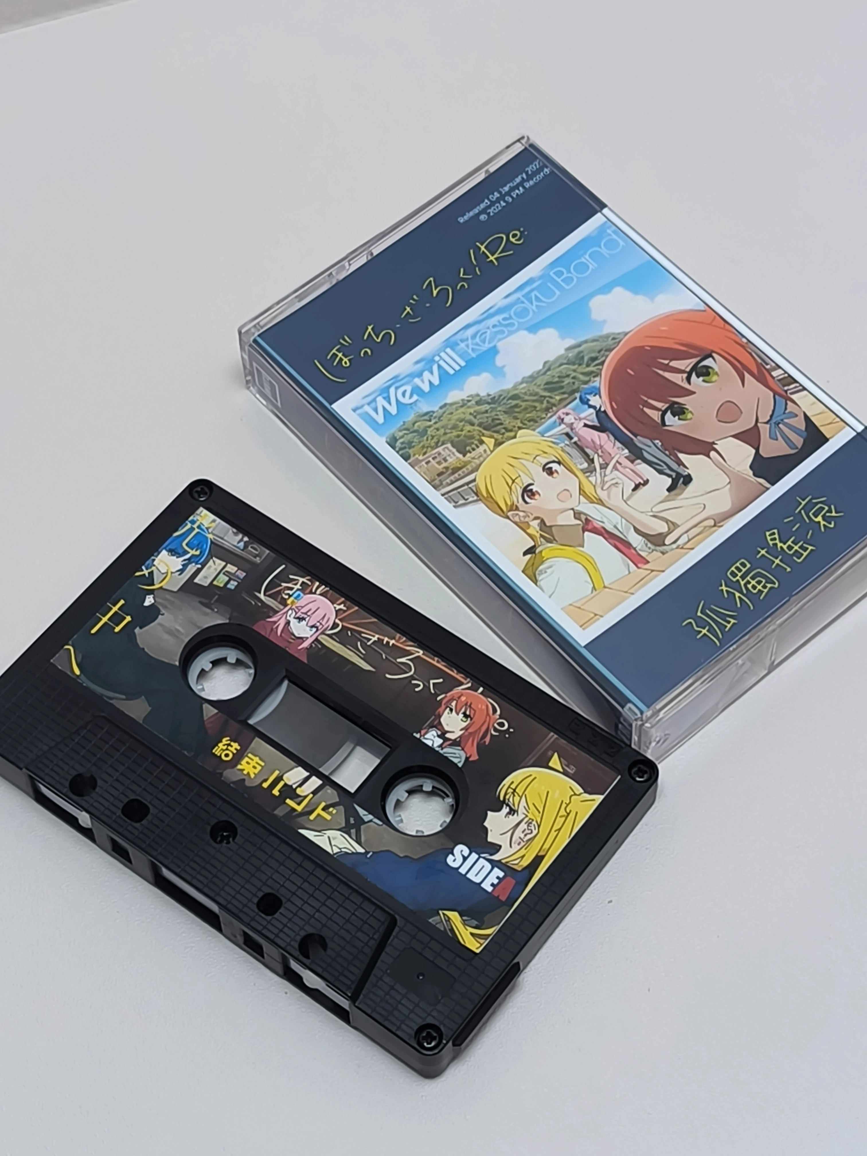 

Anime BOCCHI THE ROCK Kessoku Banndo Music Tape We will Album Cassettes Cosplay Recorder Walkman Car Soundtracks Box Party Music