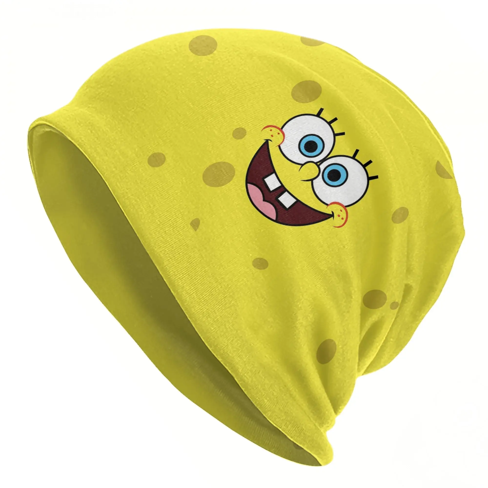 Spongebobed Cap  Hip Hop Men Women Street Skullies Beanies Hat Spring Warm Dual-use Bonnet Knitting Hats