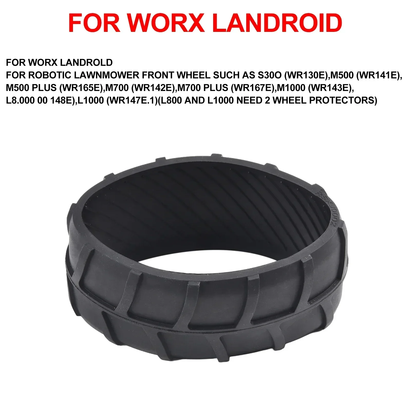 Wheel Protection XL For Worx Front Bike M500 M700 Lawn-mower Front Wheel S300 M500 M700 M500 Plus Profile Tuning