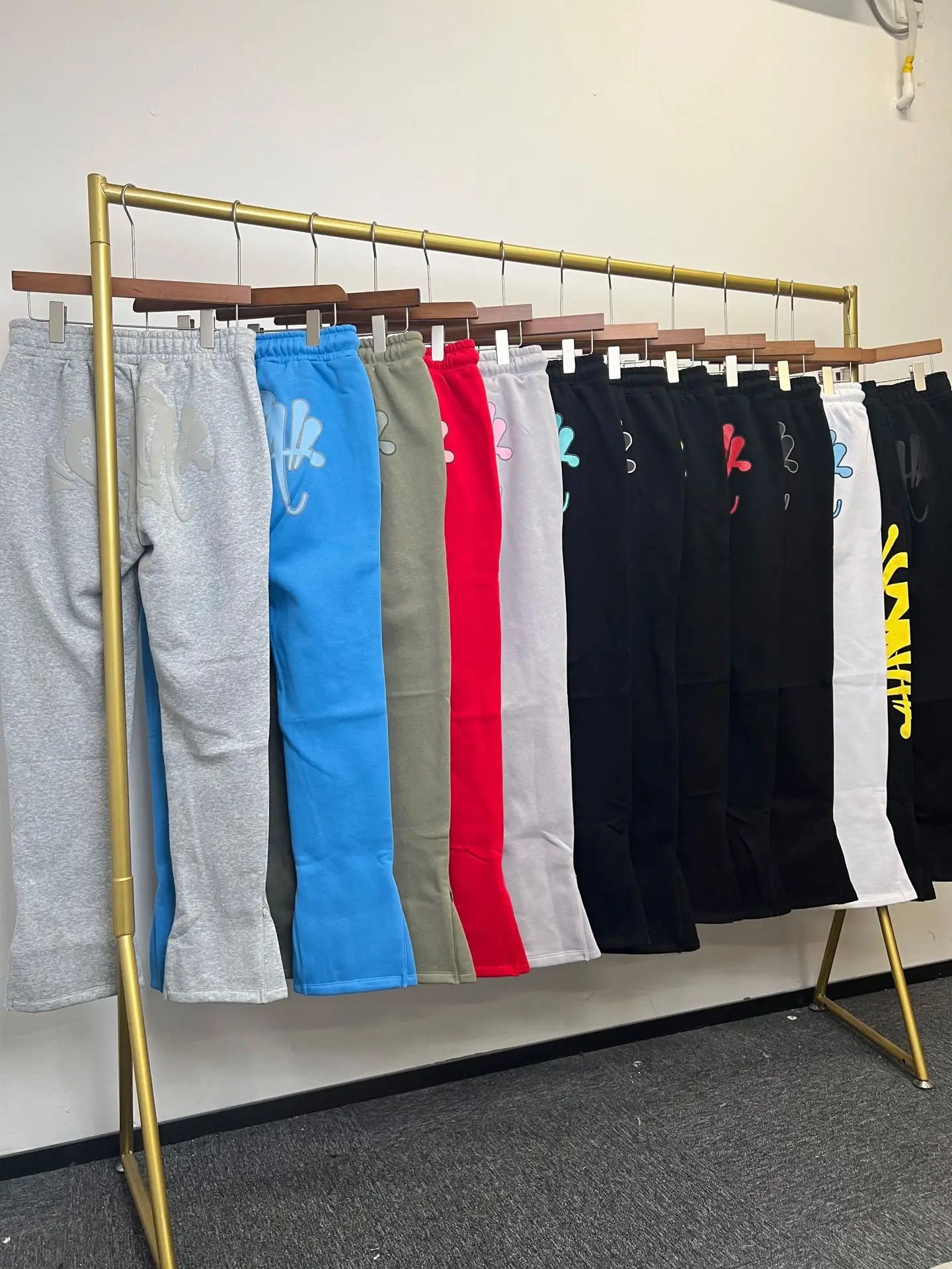Fashion Street Casual Tracksuits Tops Long Pants Autumn Winter Cotton Hip Hop Men Women Unisex Hooded Sweatshirt Sports Trousers 썸네일 5
