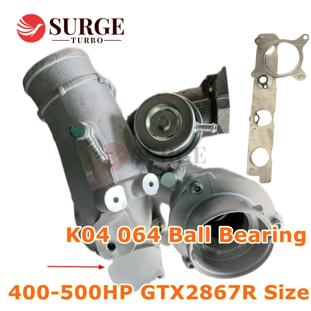 

K04 064 Hybrid Turbo Upgrade Ball Bearing GTX2867R EA888 for Audi S1 S3 for VW Golf Seat Leon 2.0 53049700064 06F145702C Turbo