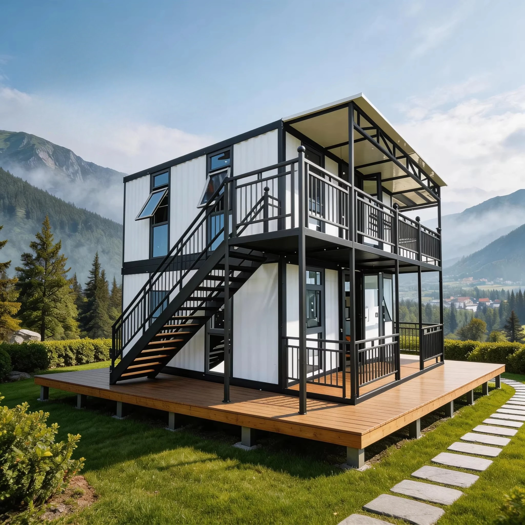 Custom Prefab Modular Container House Modern Breathable Living Apartment Home Office 3 Year Warranty China Casa Contenedor