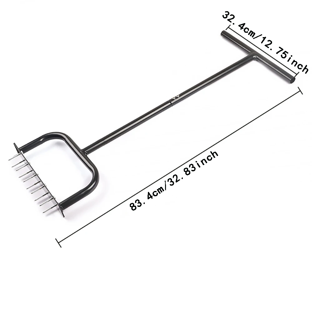 Lawn Aerator Coring Tool Standing Garden Soil Intake Loosening Soil Nail Lawn Lightweight Garden Orchard Loosening Soil Plow