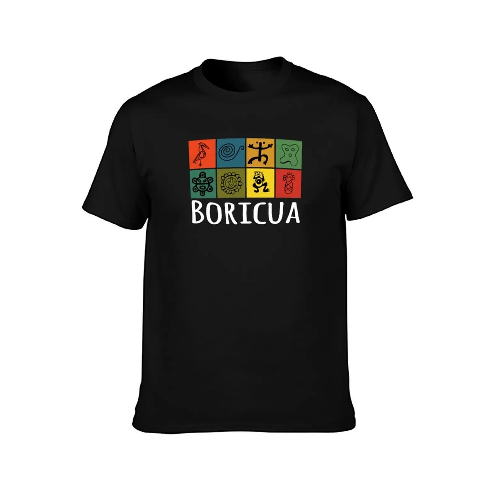 Puerto Rico Boricua Tiano Art - Puero Rican T-Shirt, Summer Casual Cotton Tee, Oversized Streetwear Tops, Vintage Graphic Print