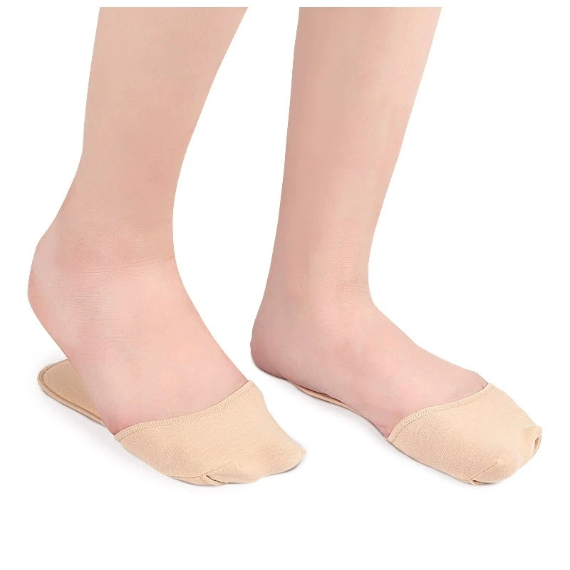 1/2Pairs Breathable Forefoot Cushion Socks with Anti-Slip Dots|Silicone-Grip Metatarsal Support Sleeves