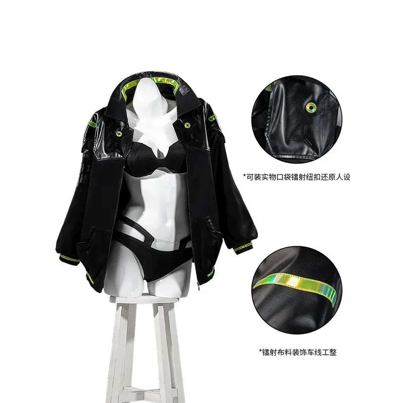 Cyberpunk Edgerunners Rebecca Cosplay Costume Jacket Headwear Wig Full Set Suit Woman Sexy Uniform Halloween Costumes 2025 jd;2