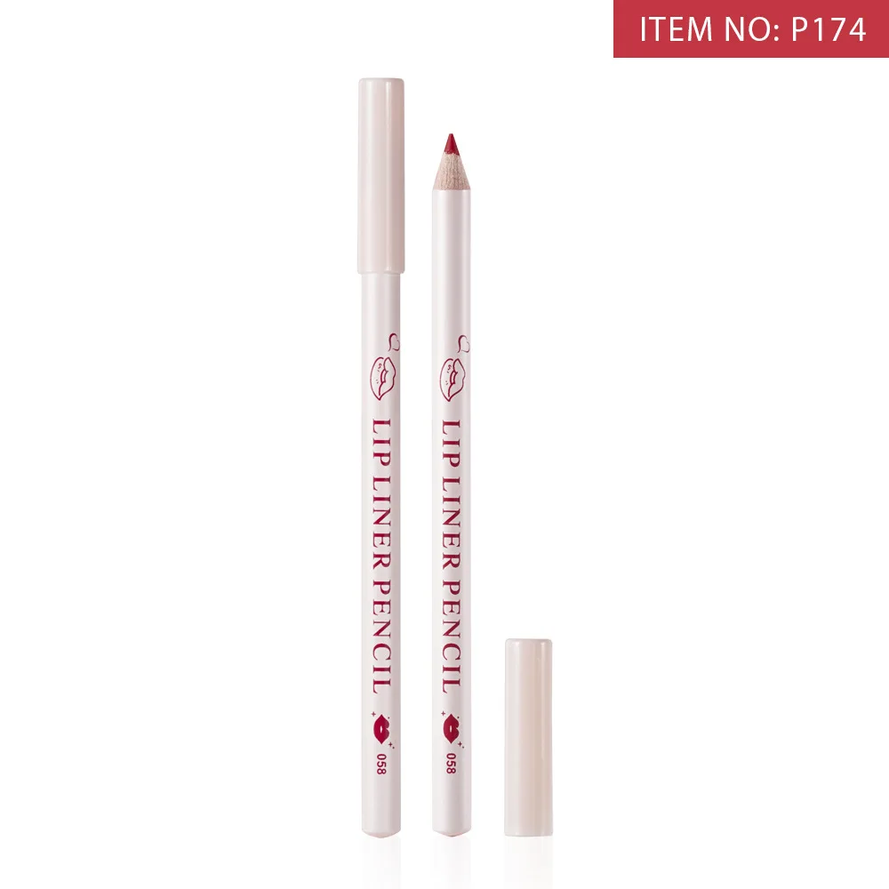 Menow 12 colori Lip Liner stereoscopico sviluppo del colore impermeabile, anti-sudore, senza sbavature idratante e finitura del tono della pelle