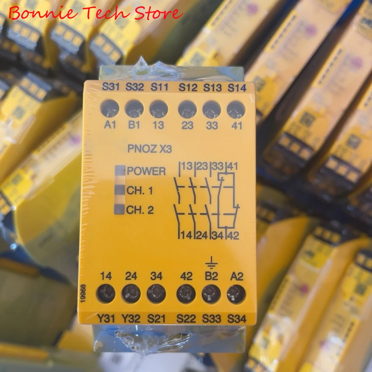 

774310 для PILZ Реле безопасности (стандартное), PNOZ X3 24 В переменного тока 24 В постоянного тока 3n/o 1n/c 1so