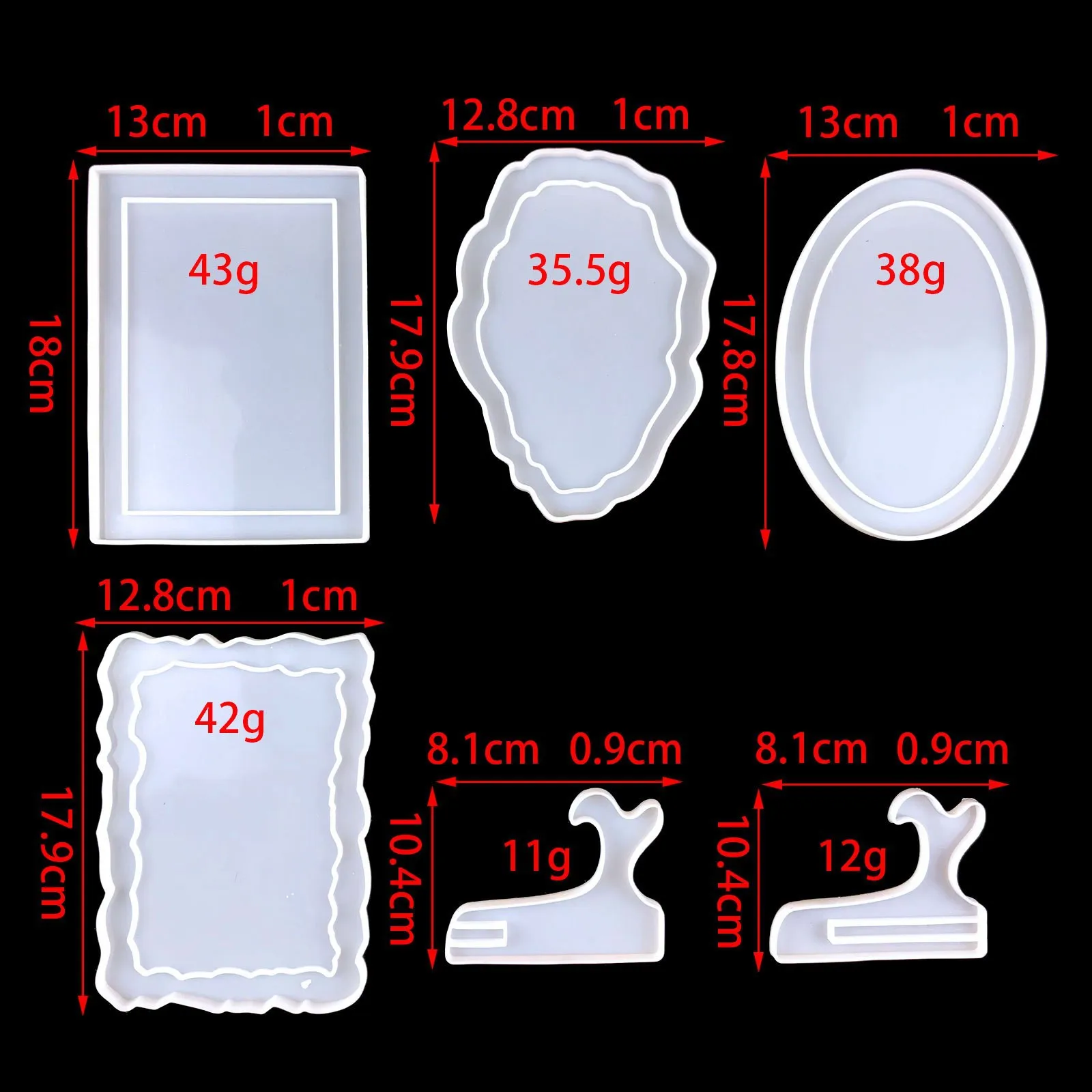 Heart Mom Love Picture Photo Frame Epoxy Resin Mold Silicone For DIY Crafts Handmade Photo Desktop Ornaments Gifts Decoration