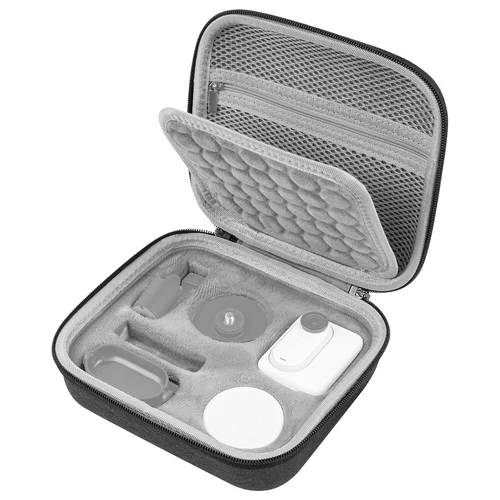 Estuche de Transporte Doble Protector para Insta 360 GO 3/ GO 3S Mini Bolsa de Almacenamiento Caja de Bolso para Accesorios de Cámara