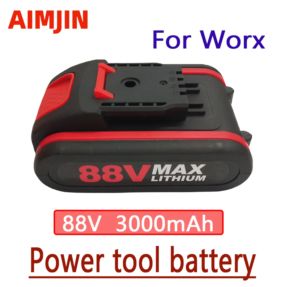 For Worx Cordless Screwdriver Power Tools 88V 3000mAh Rechargeable Lithium Ion Battery Replacement Battery