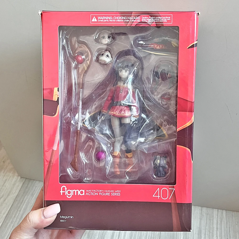 Figura de Anime Sekai Figma 407, Konosuba Megumin Bless This Wonderful World 2, modelo hecho a mano, muñeca de juguete, regalos de cumpleaños