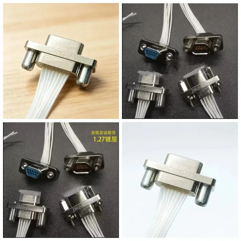Industrial Rectangular Connector J30J-9TJL J30J-9ZKP J30J-9ZKW-J Male Female Plug Socket Elbow Aviation