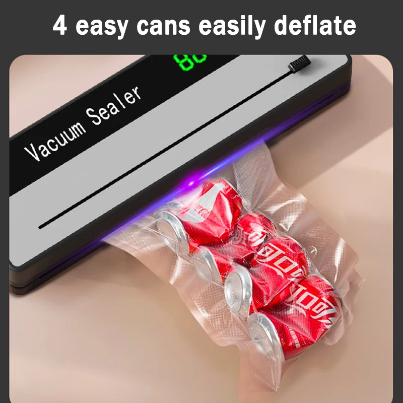 آلة الختم فراغ الختم لتخزين المواد الغذائية 60Kpa شفط كبير سريع فراغ التلقائي بالكامل آلة ختم البلاستيك الغذاء