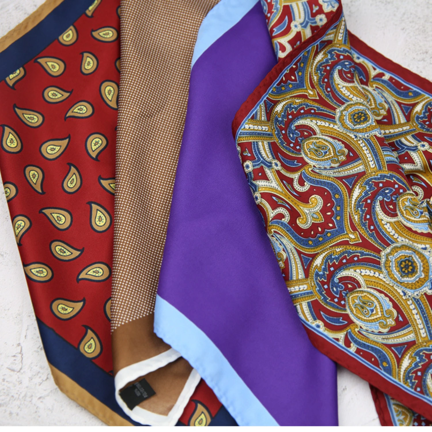 جديد نقطة الأحمر طباعة جيب مربع الأزهار الصدر منشفة بيزلي الدعاوى الزفاف السادة بالمناديل الرجال مناديل الجيب المربعات #5