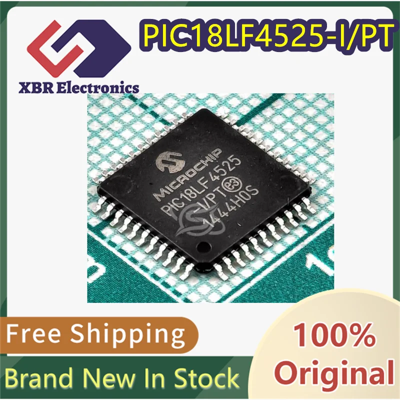 

(1/5 piece) PIC18LF4525-I/PT PIC18LF4525 QFP44 Brand New Genuine Original Product In Stock Free Shipping