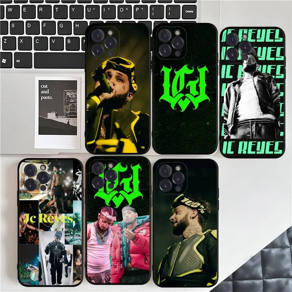 

Jc Reyes Tour 2025 Phone Case For IPhone 17 16 15 14 13 12 11 Pro Max Plus Mini Silicone Black Cover
