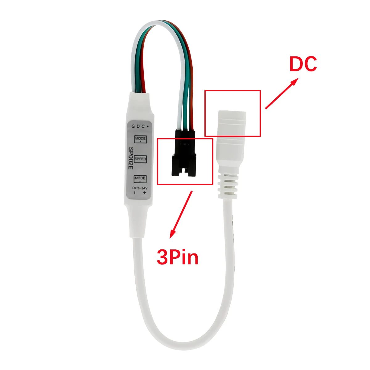 SP002E Controller 3 Keys Phantom Mini Controller Phantom USB Controller You Phantom DC Head 5-12V
