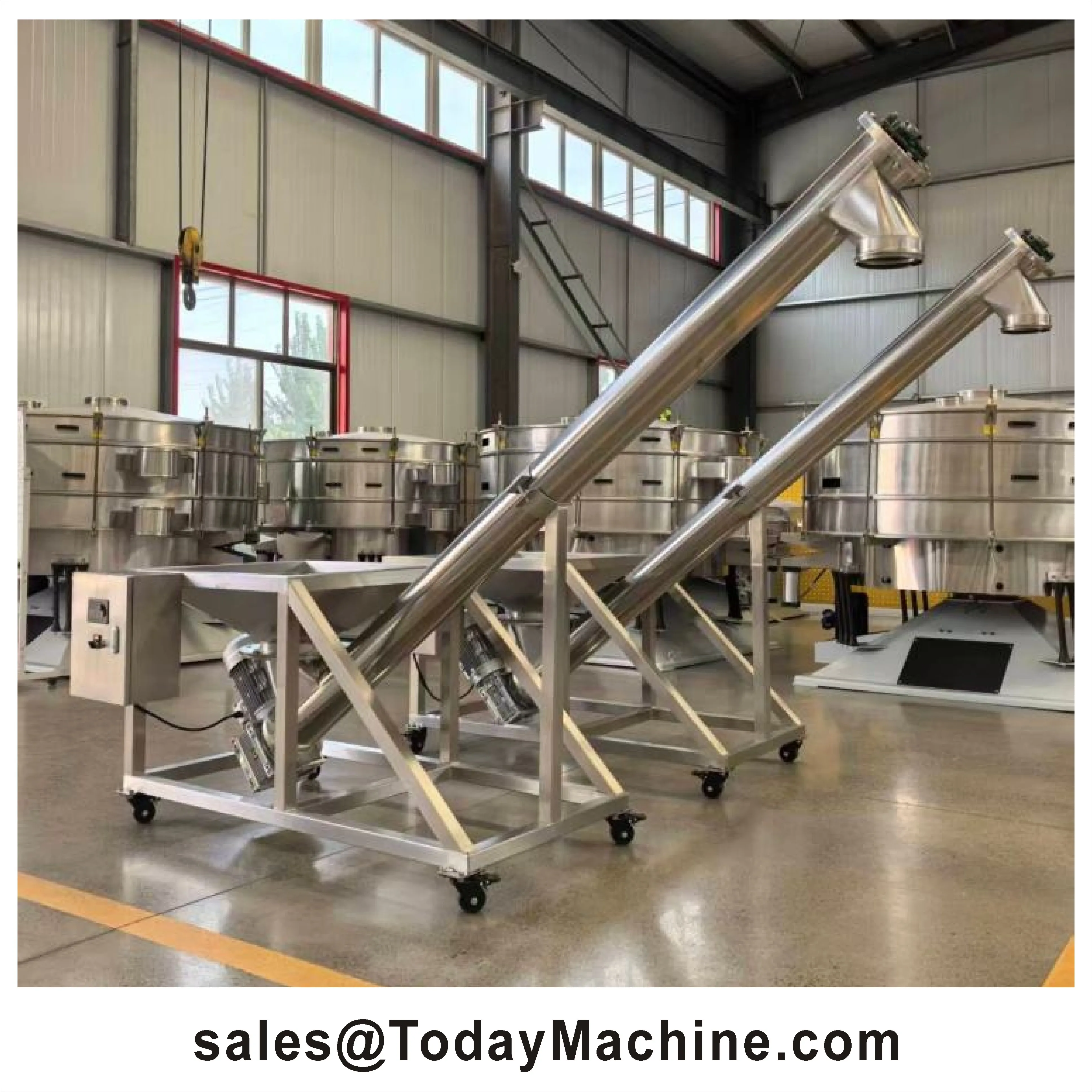 Stainless Steel Grain Screw Feeder Conveyor,small Grain Augers,grain Screw Conveyor for Sale