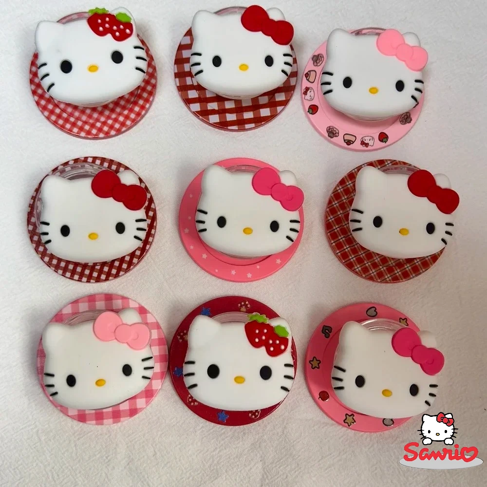 High End Sanrio Hello Kitty Cute Cartoon Magnetic Phone Holder Grip Tok For Magsafe Phone Case Stand For IPhone Samsung Support view 3