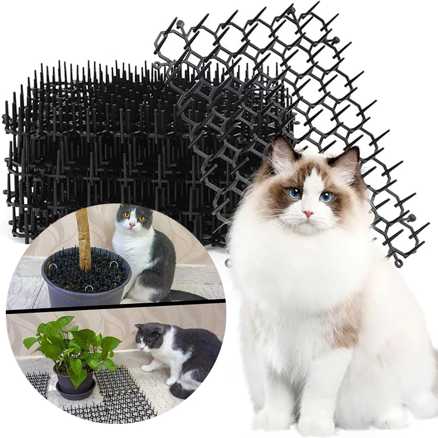 Cats Repeller Repellent Spike Indoor Outdoor All Seasons Anti Network Training Plastic Mat Keeping Away Dogs Protecting Plants
