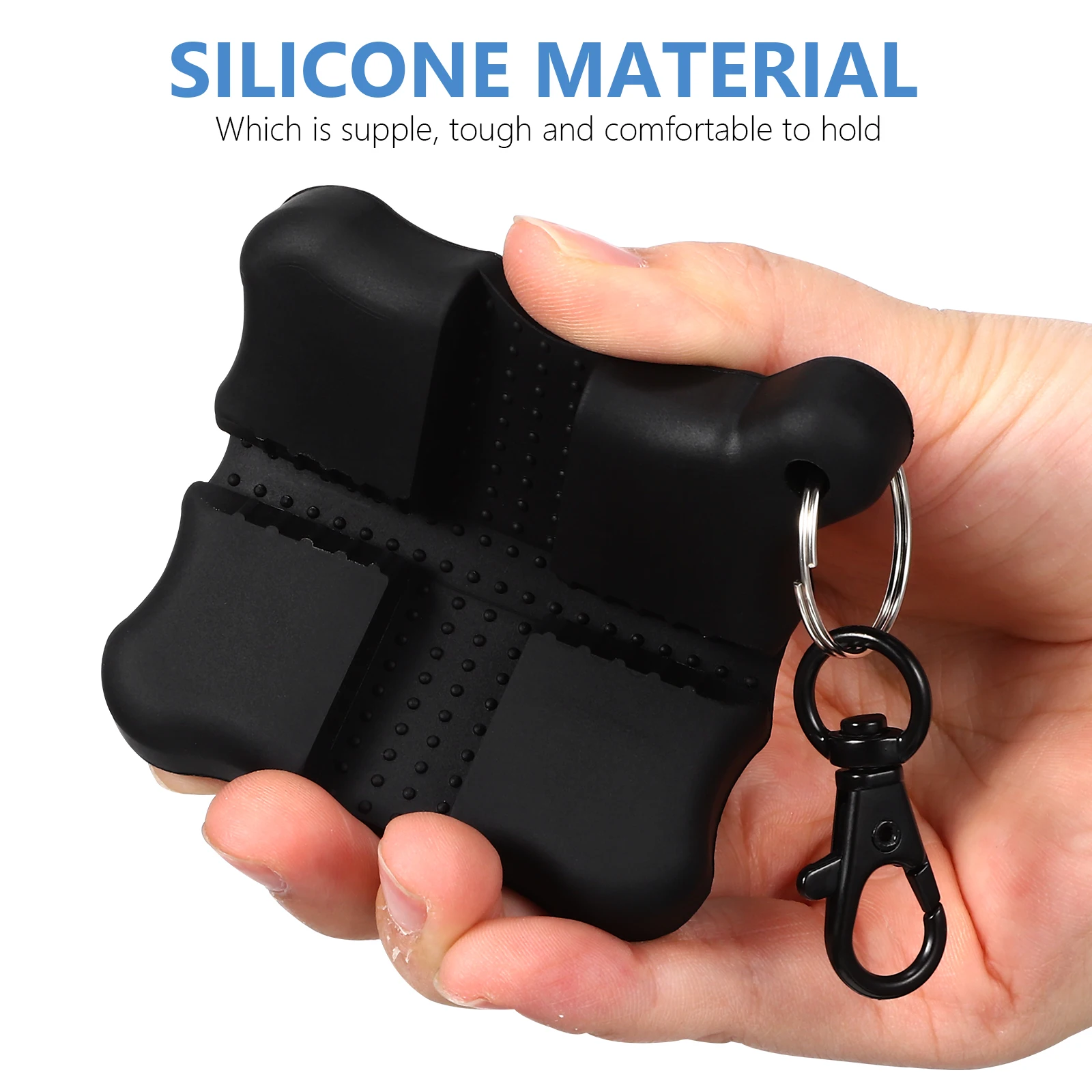 

2 pcs Silicone Arrow Pullers Square Remover Tools Anti-Slip Bumps Universal Fit Flexible Hand Protector For Archery