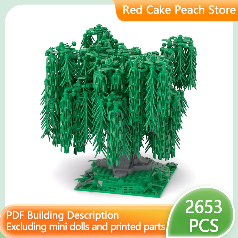 

City Street View Model MOC Building Bricks Natural Plant Scenes Modular Technology Gifts Holiday Assemble Children Toys Suit