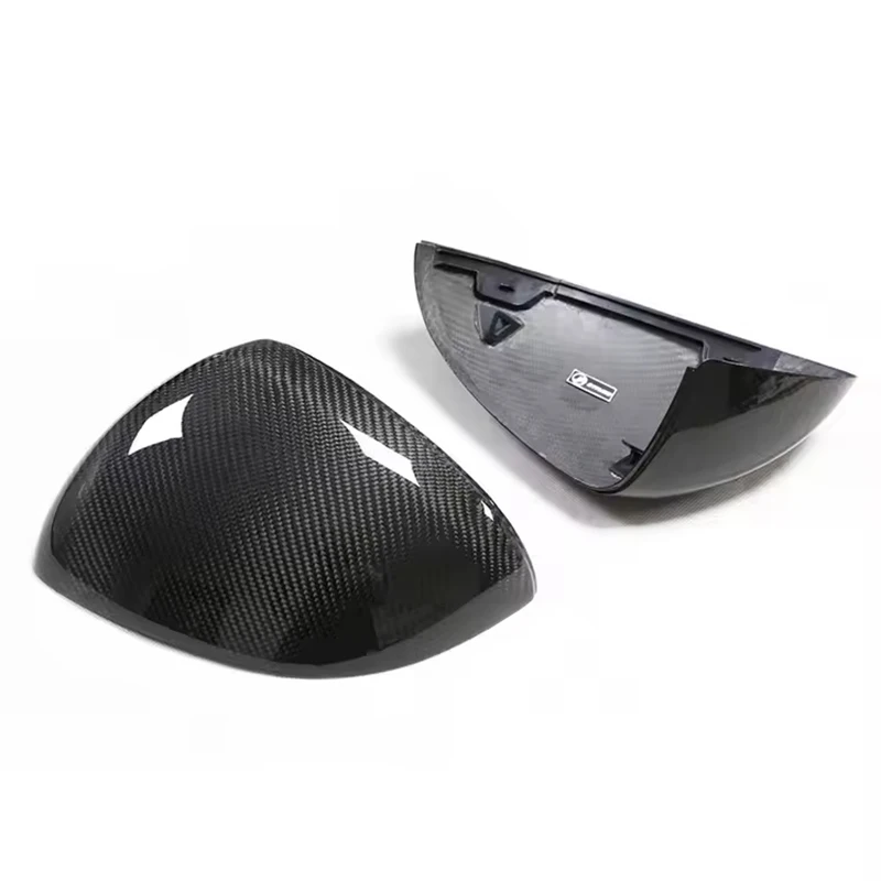 New Style Carbon Fiber Fibre Side Mirrors Cover Caps Fit for Mercedes Benz C S C260L S400L Class W206 W223,Ture Factory Fitment