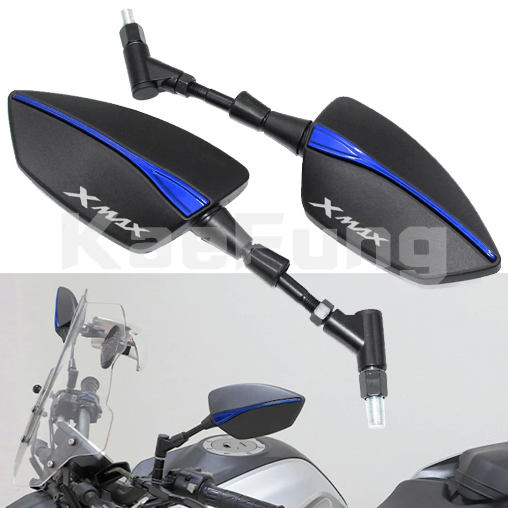 

Universal Motorcycle Accesories Rearview Side Mirrors For YAMAHA XMAX300 XMAX400 XMAX X-MAX XMAX 125 XMAX250 300 400 Cafe Racer