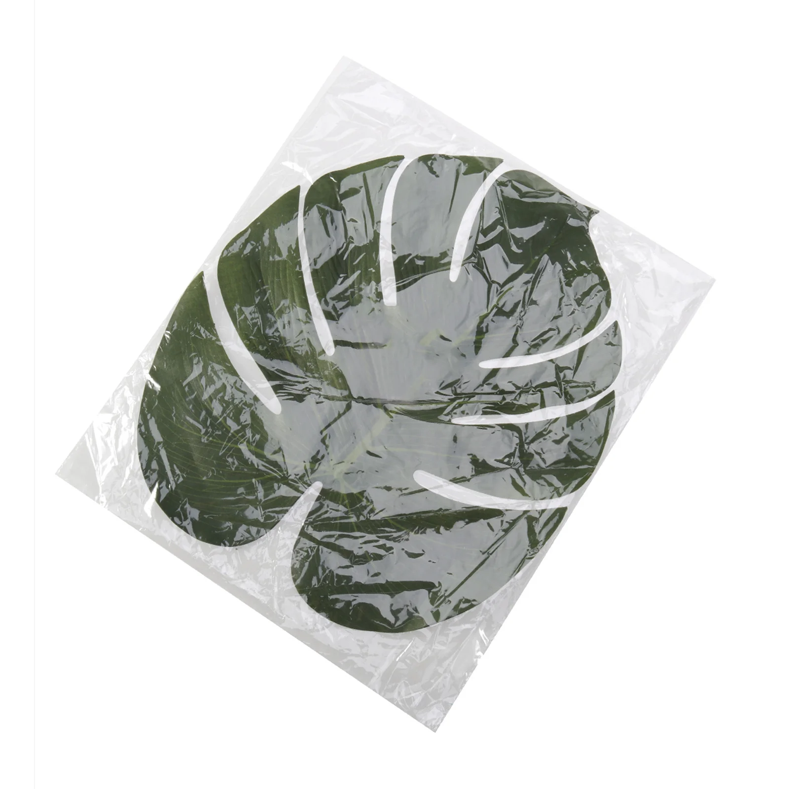 

12Pcs Artificial Tropical Palm Leaves 35x29cm Realistic Simulation for Hawaiian Luau Party Jungle Beach Summer Party Decorations