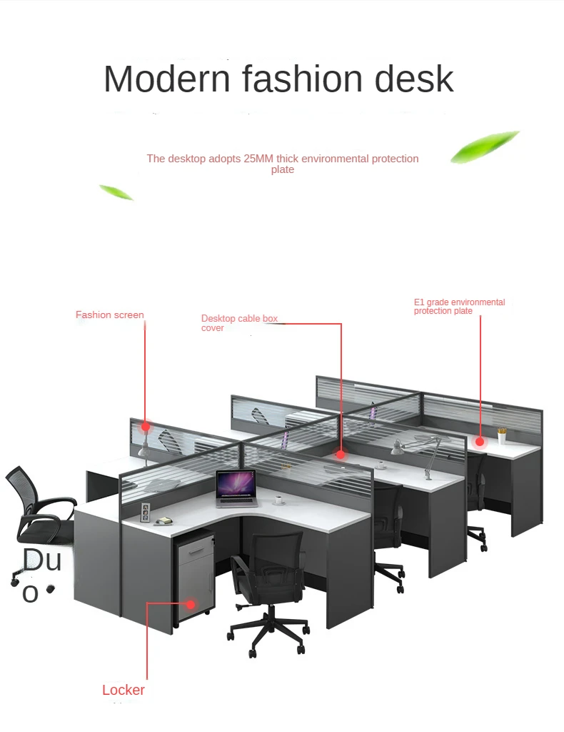 Escritorio modular para el personal, juego de mesa y silla de oficina, mesa de oficina, mesa de viaje, muebles de oficina comerciales