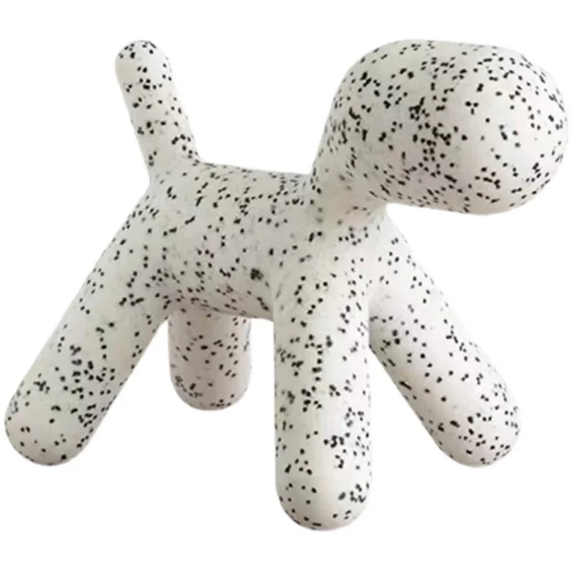 Nordic Style Creative Cartoon Cute Puppy Shape Chair Children Kindergarten Chair Creative Dalmatian Dog Living Room Toy Chair