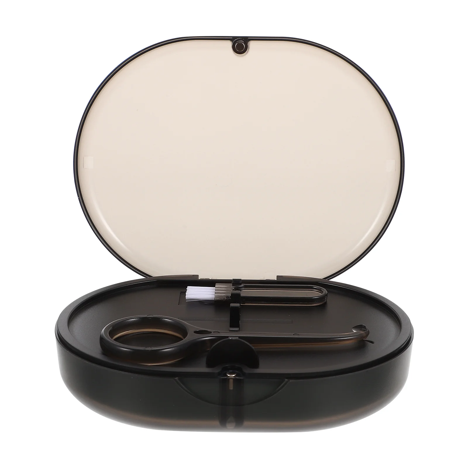 1 مجموعة حامل أسنان محمول حافظة التجنيب المتينة تخزين منزلي مريح ملحقات السفر لتقويم الأسنان #3