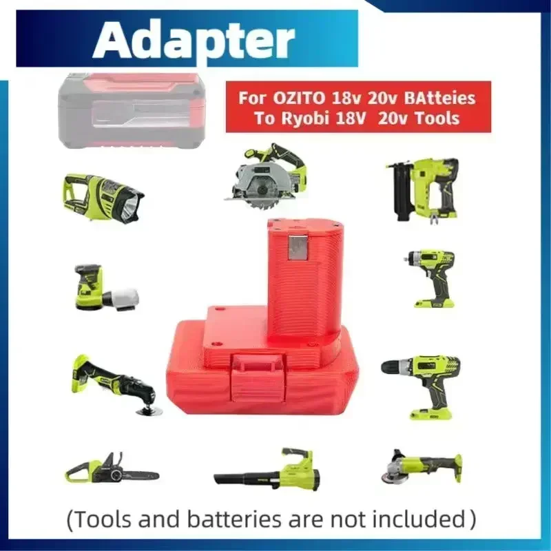 For Einhell / Ozito  Battery Adaptor For  Einhell /OZITO  To Ryobi  Tools Adaptor   (Not include tools and battery)