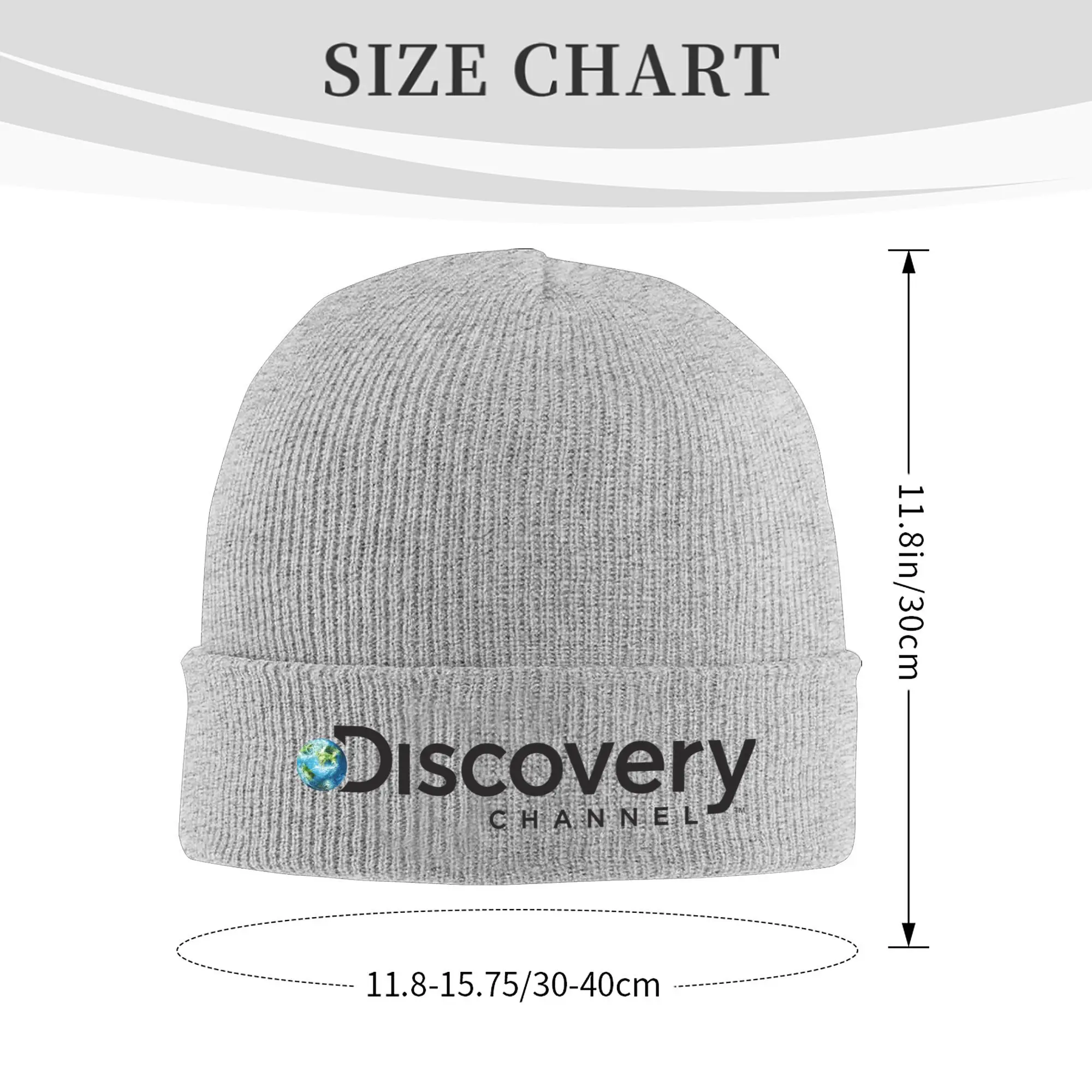 Custom Channel-Discoverys  Skullies Beanies Caps Fashion Winter Warm Women Men Knit Hat Unisex Adult Television Show Bonnet Hat