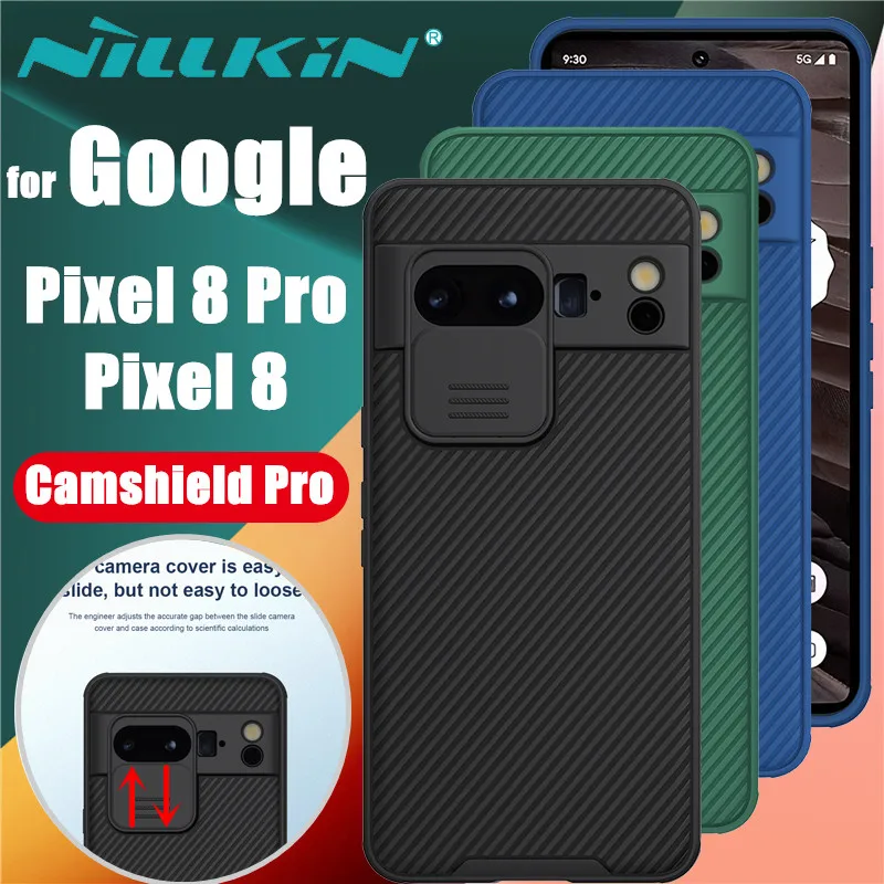 

Nillkin Phone Cases For Google Pixel 8 Pixel8 Pro Case Camshield Pro Case With Slide Camera Cover Protector Hard Pc+tpu Cover