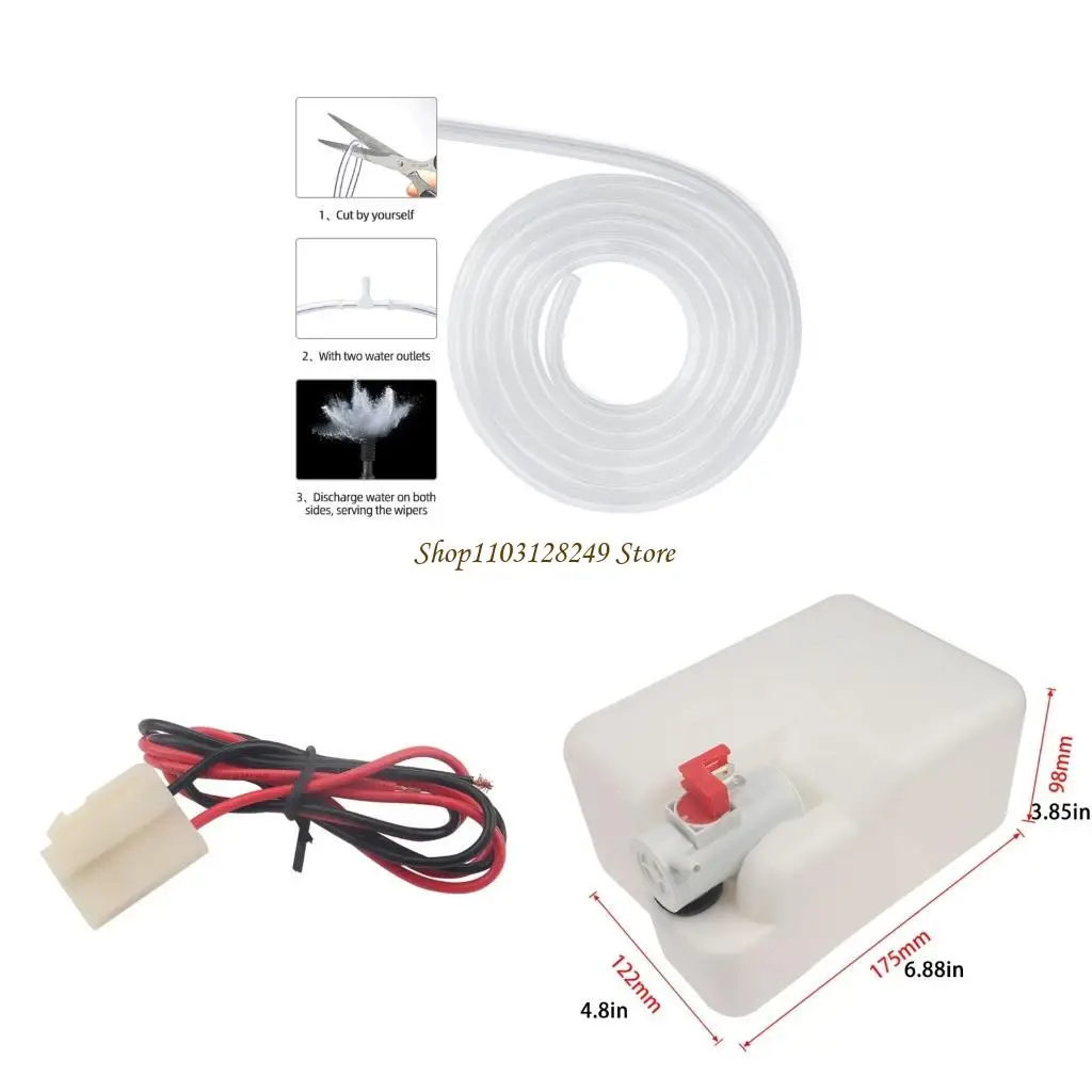 

N5KD автомобиль 12 В электрический бак для стирания ветрового стекла с пропускной способностью 1,5 л.