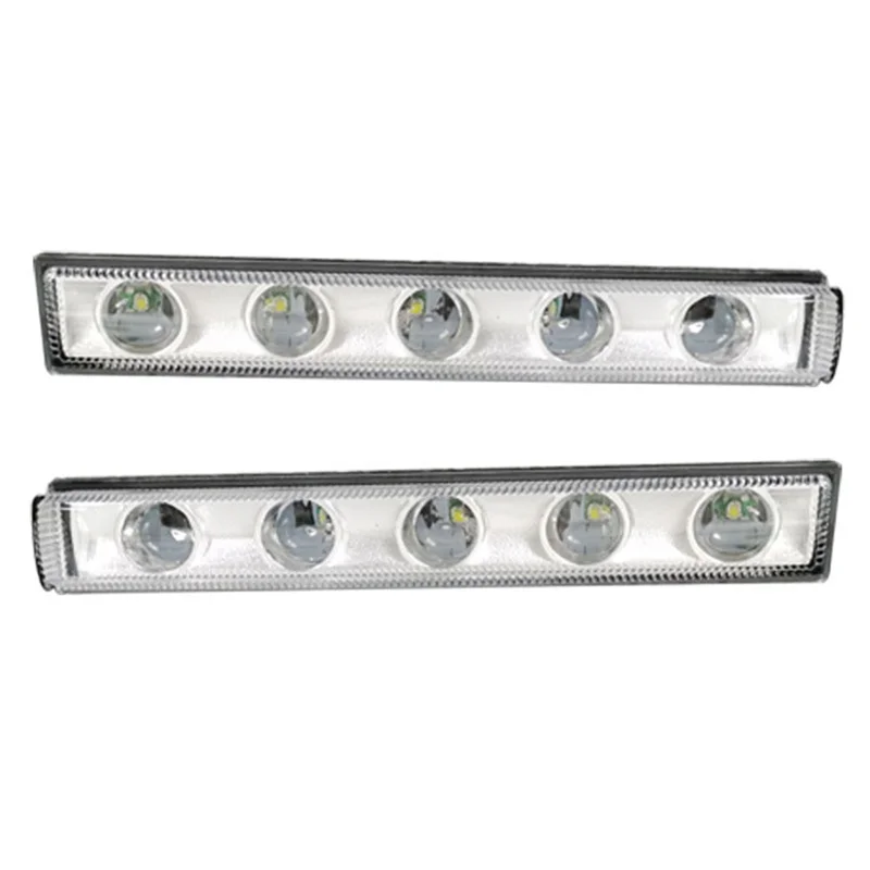 Reliable-2 PCS Front Bumper DRL LED Daytime Running Light Indicator Lamp Plastic For W463 G500 G550 G65 G63 AMG 20