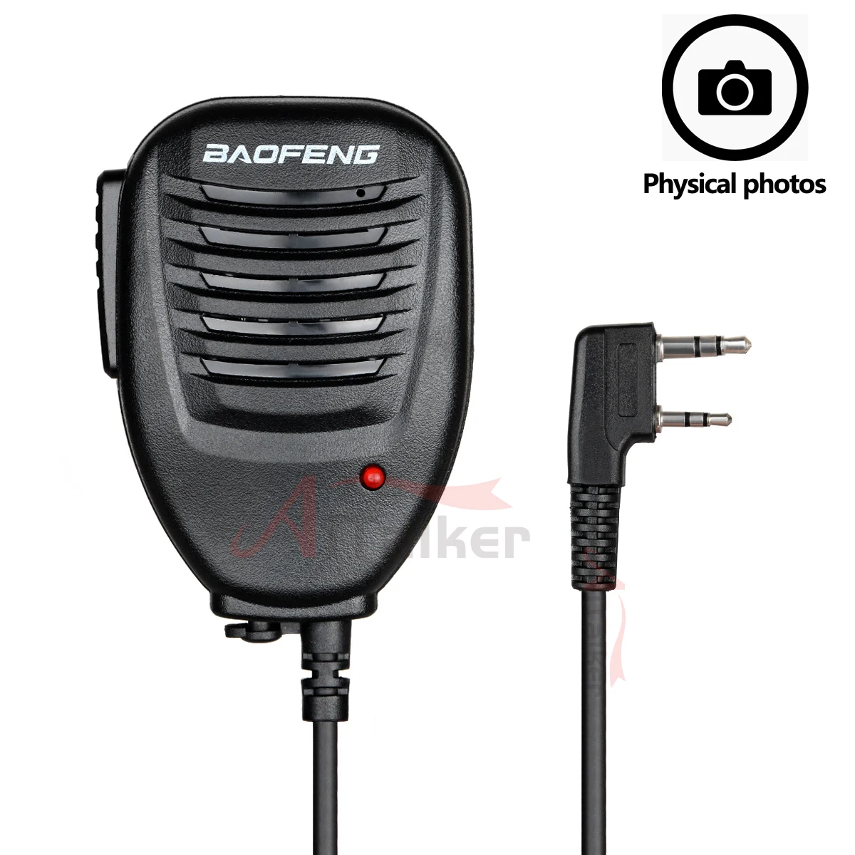 Baofeng-UV-13PRO 2-Way Walkie Talkie Microfone, MIC Speaker, Ham Radio Acessórios, BF888S, UV82, UV5R, UV6R, UV-K5