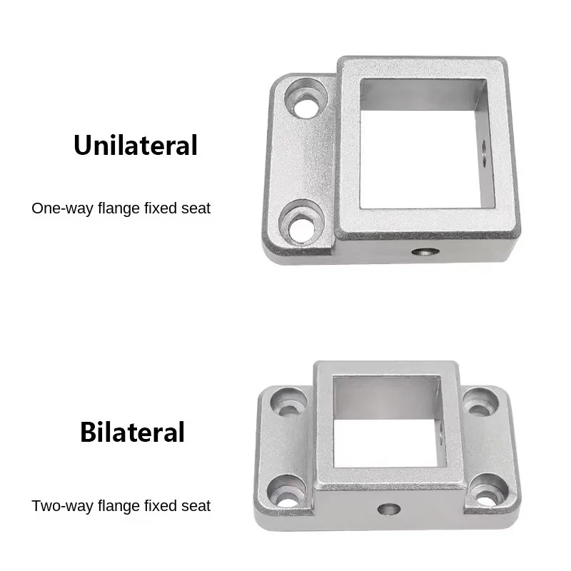 1pc 2020/3030/4040 Aluminum Profile Fixed Base Connecting Block Support Foot Flange Anchor Base Square Anchor Foot 3D DIY  